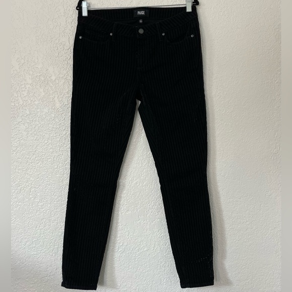 COPY - PAIGE Woman’s Verdugo Ultra Skinny Jeans with Velvet Stripping 🌟 - Picture 2 of 10